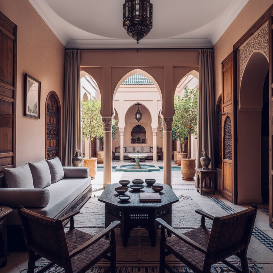 Traditional Moroccan riad with courtyard - Vox Concierge