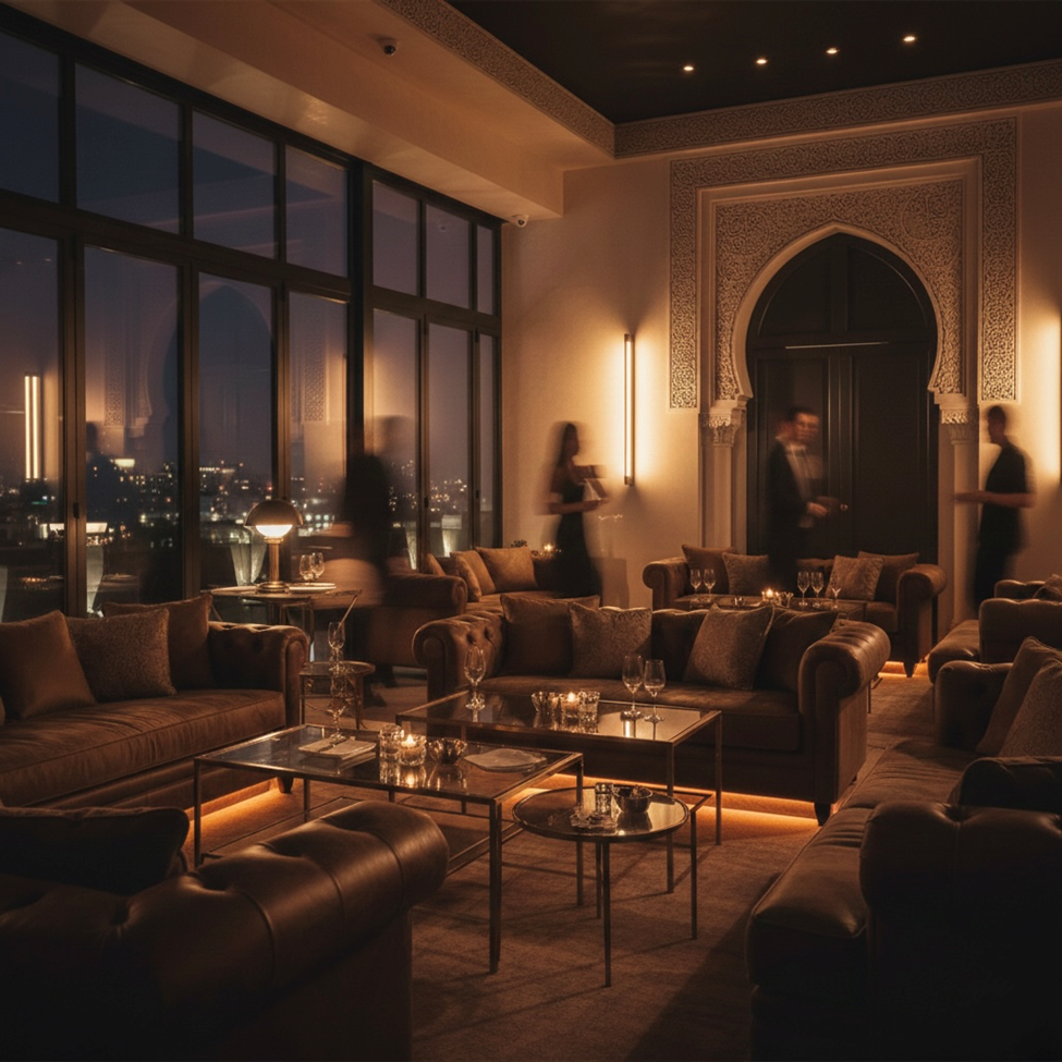 Luxury Indian restaurant lounge in Marrakech - Vox Concierge ( Corporate Event )